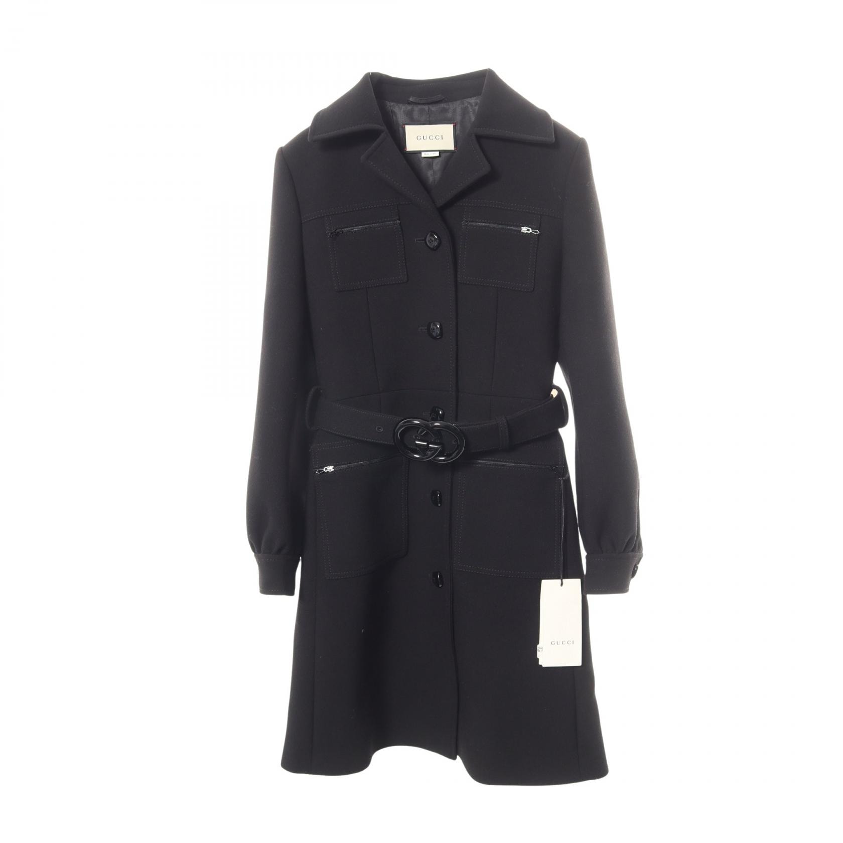 グッチ GUCCI 衣料品 アウター ウール レディース ブラック系 577442 【中古】