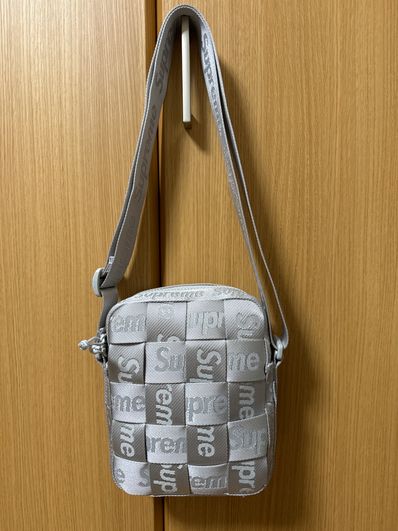 Supreme Woven Shoulder Bag "Grey" (24SS)
