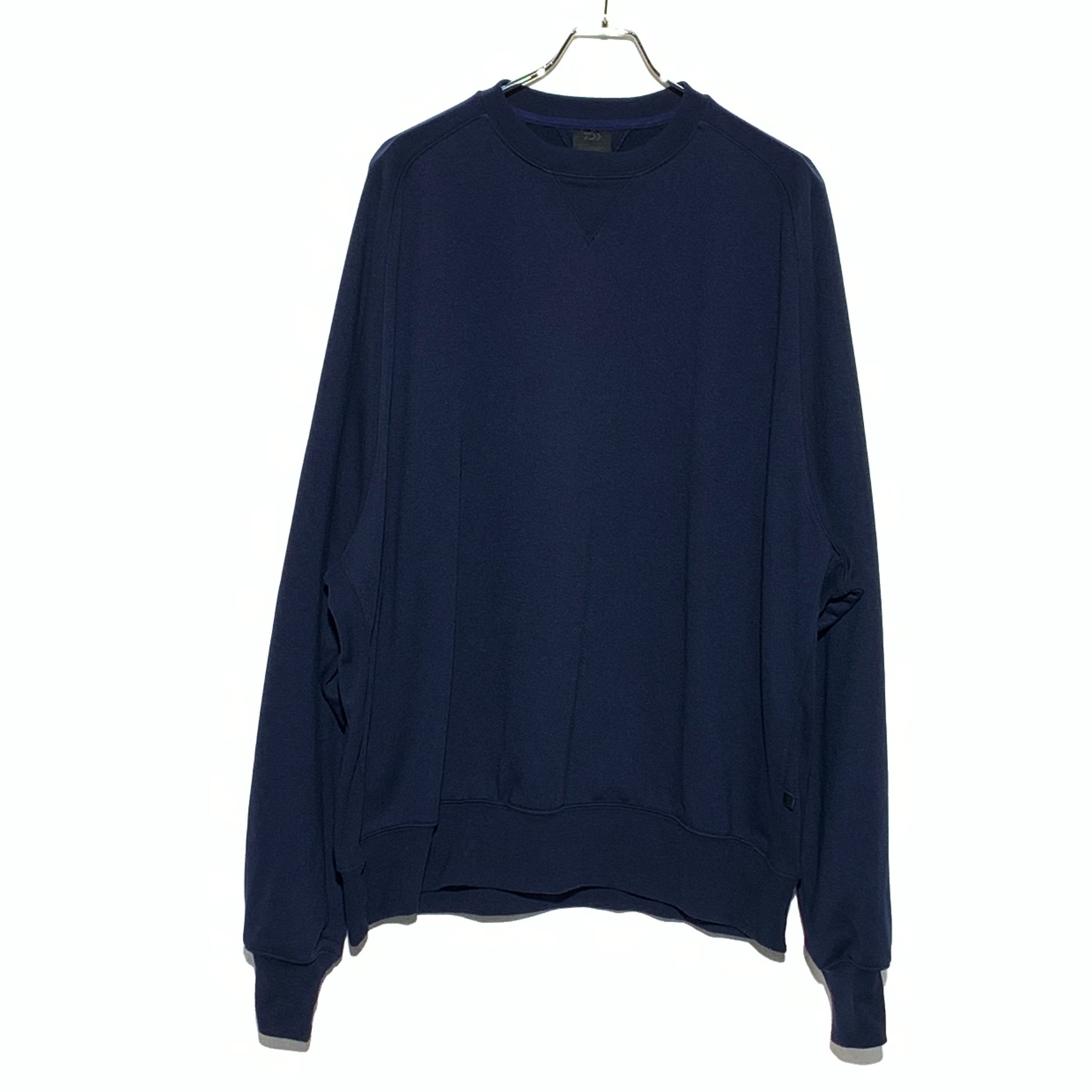 DAIWA PIER39 24SS Tech Sweat Crew Freedom Sleeve "Navy"