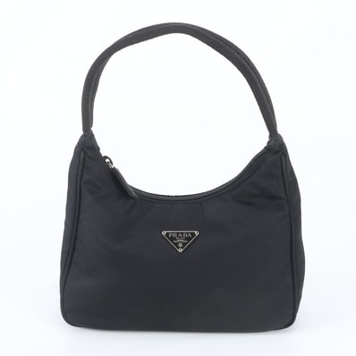 ■美品 プラダ テスート ナイロントライアングルロゴハンドバッグ