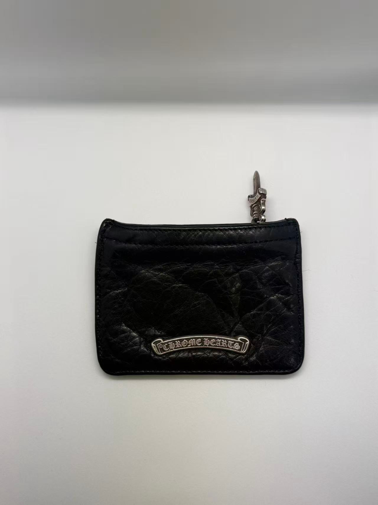 Chrome Hearts Zipper Leather Change Perth "Black"