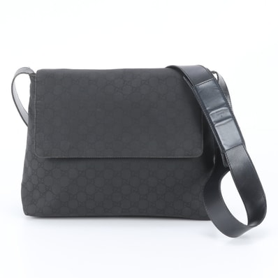 ■美品 グッチ GGナイロン 272351 ショルダーバッグ
