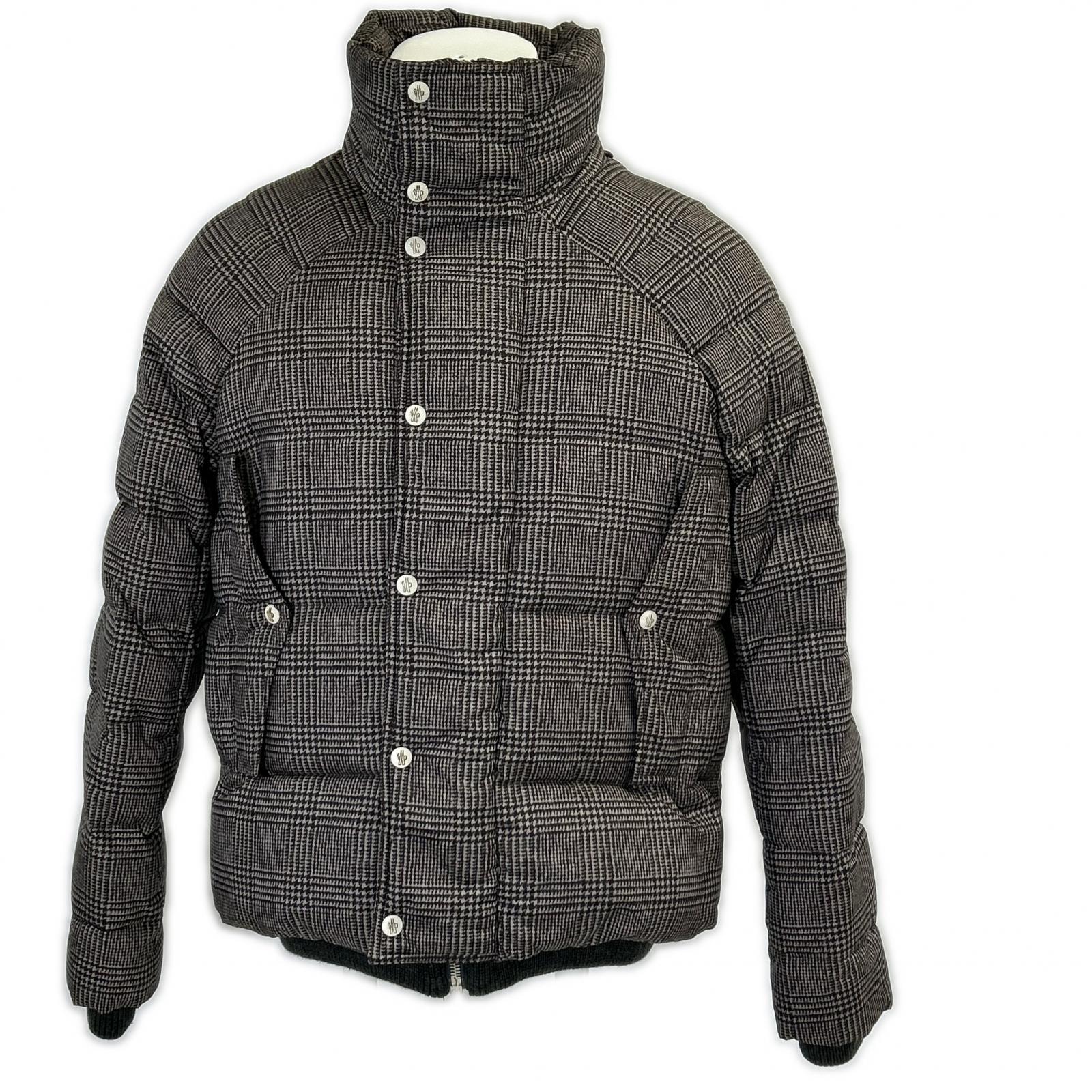 モンクレール GAMME BLUE ガムブルー グレンチェックプリント ダウンジャケット 2