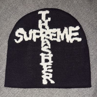 Supreme x Thrasher Beanie "Black"