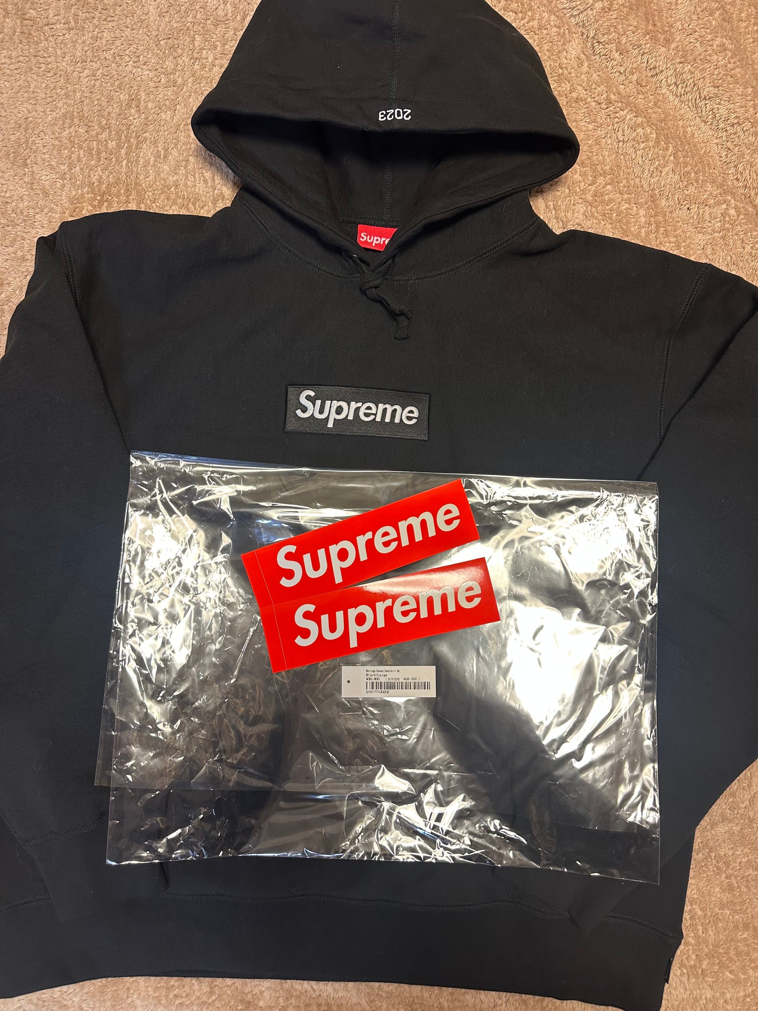 Supreme Box Logo Hooded Sweatshirt "Black" (23FW)