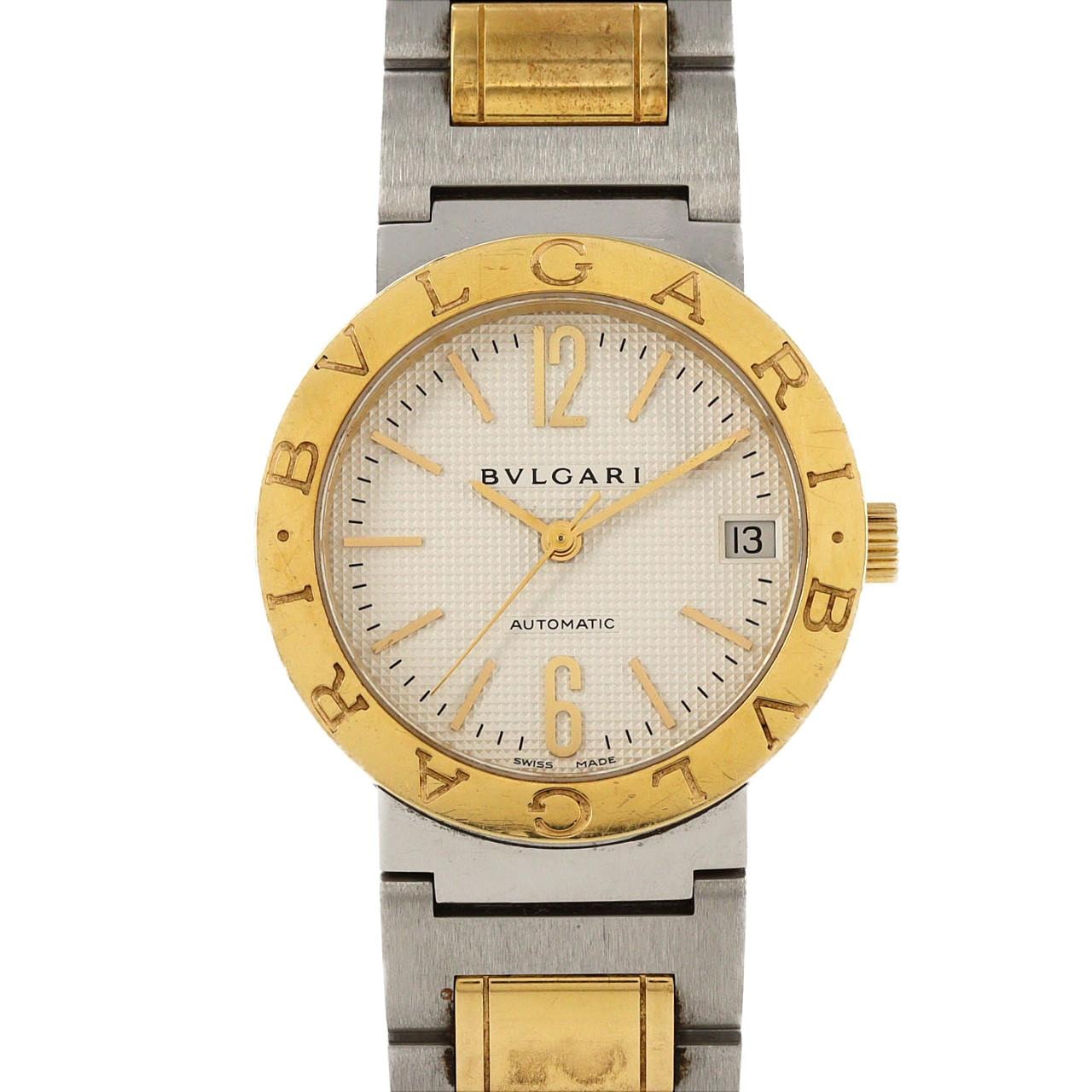 【ノーメンテナンス還元価格】ブルガリ ブルガリブルガリ コンビ BB33SGAUTO/BB33WSGD/AT SSxYG 自動巻