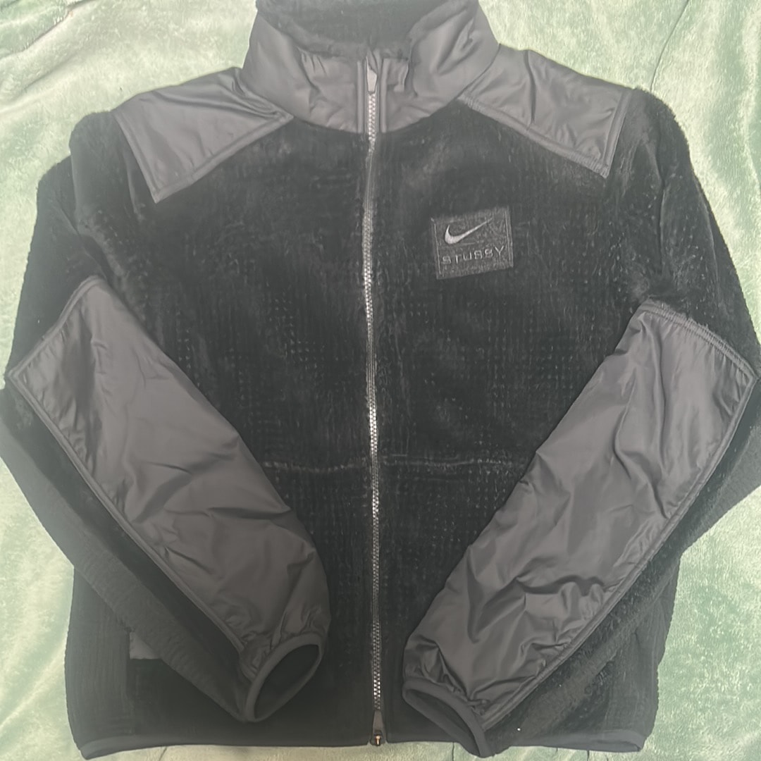 Stussy x Nike Full Zip Fleece (US Size) "Black" HQ8524-010