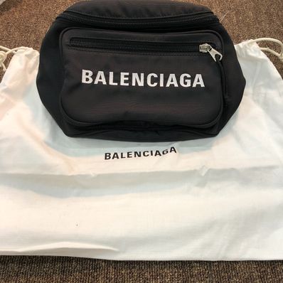 BALENCIAGA Wheel Beltpack "Black"