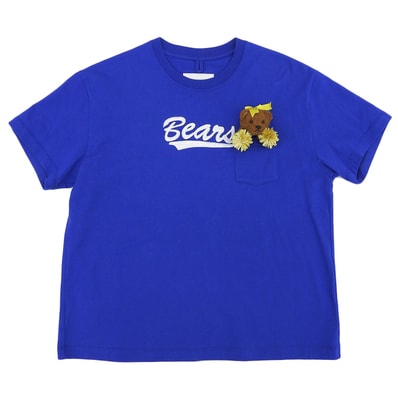 ダブレット CHEERLEADING BEAR Tシャツ トップス レディース ブルー L 27CS363 25SS L