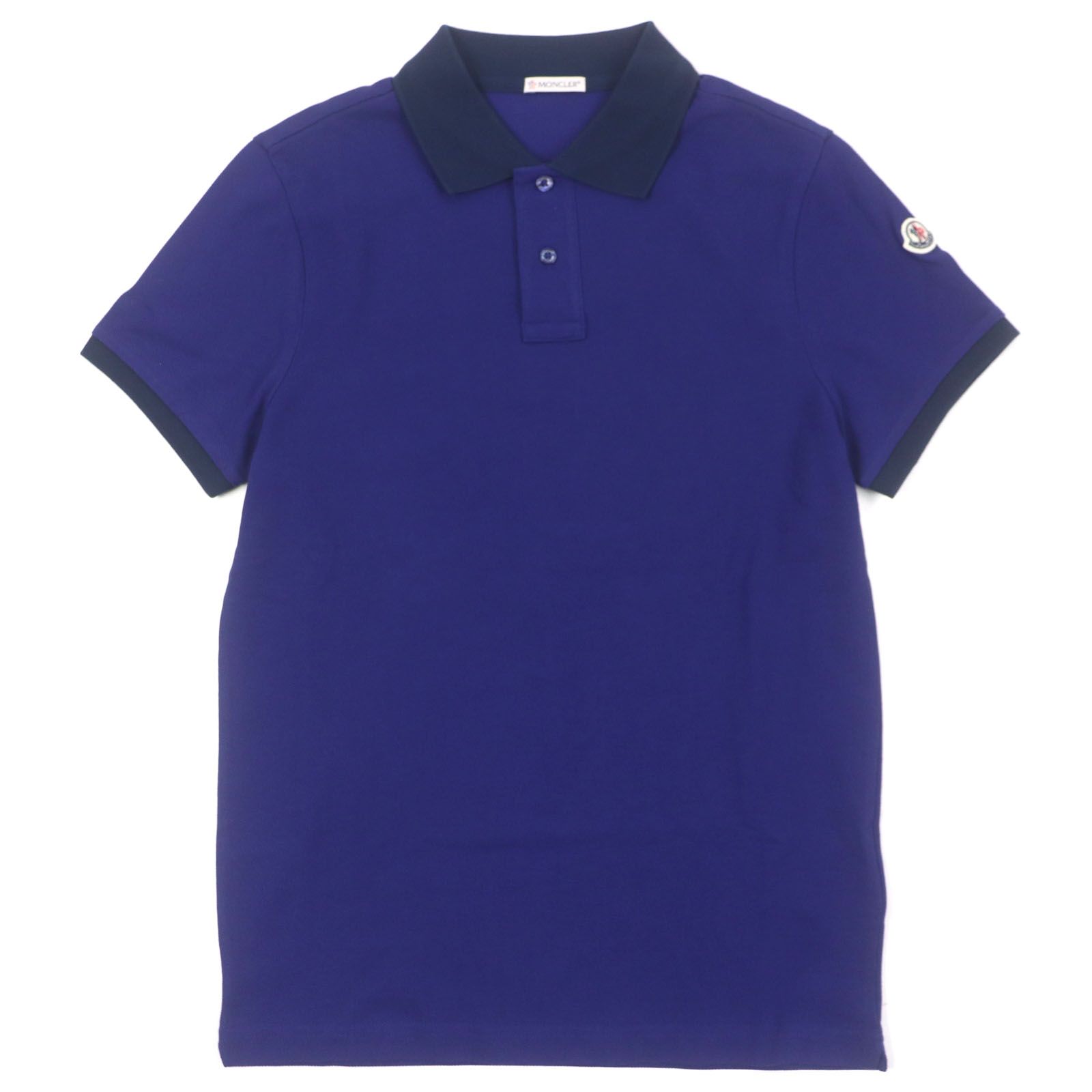 モンクレール　ポロシャツ　ネイビー　S 国内正規品 4S128 MONCLER モンクレール 国内正規品 MAGLIA POLO MANICA CORTA