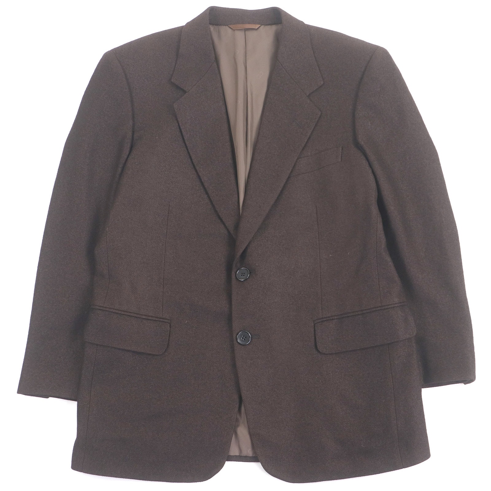 極美品 クリスチャンディオール テーラードジャケット ブラウン メンズ 54