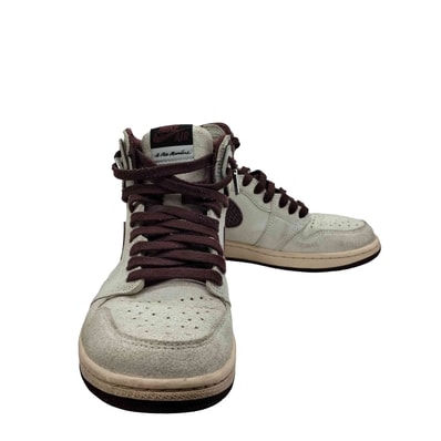 × A Ma Maniere Nike Air Jordan 1 Retro High OG Sail and Burgundy アママニエール エアジョーダン1 レトロ ハイ【1143852692135】