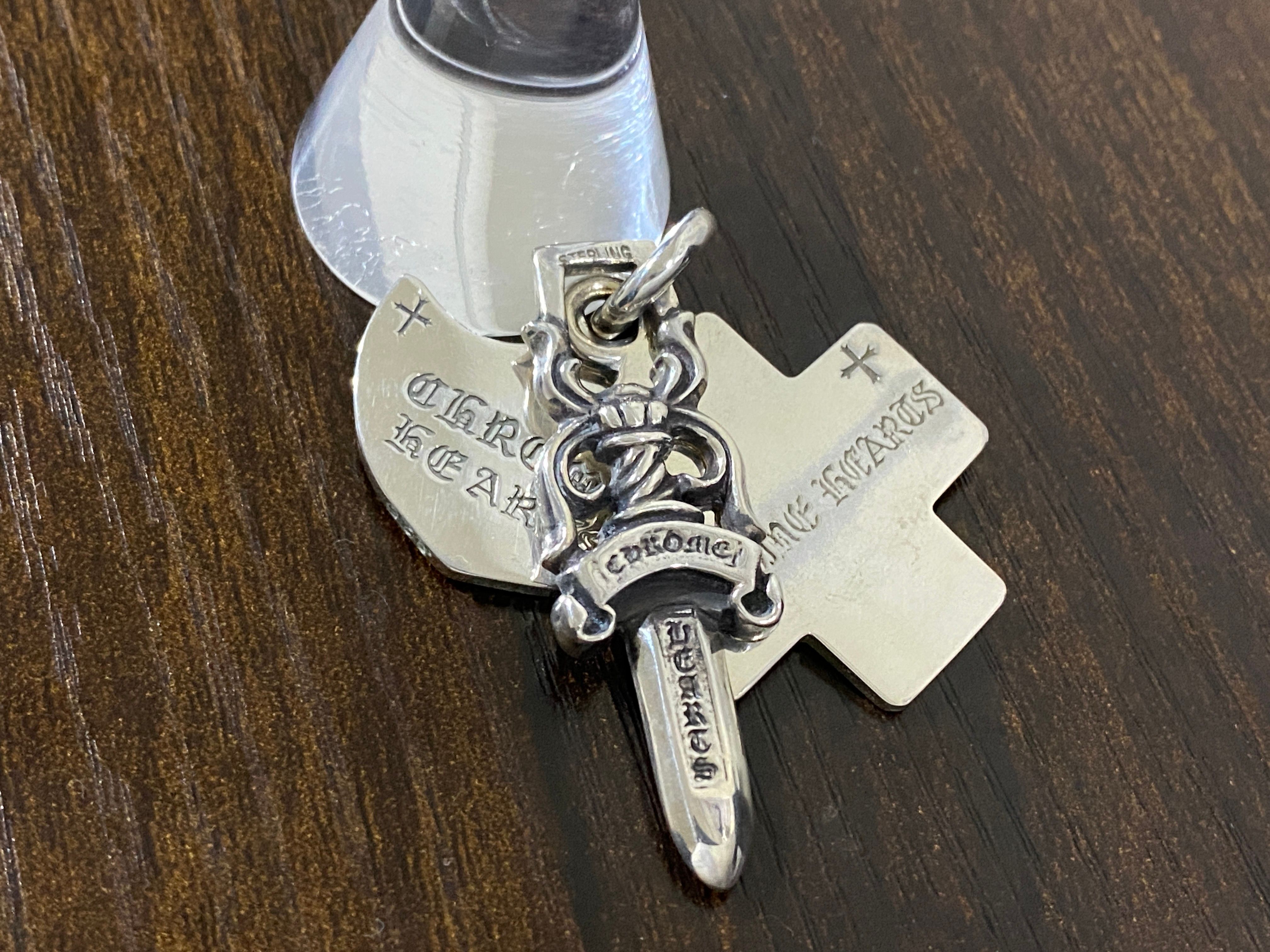 Chrome Hearts 3 Trinket Pendant "Silver"