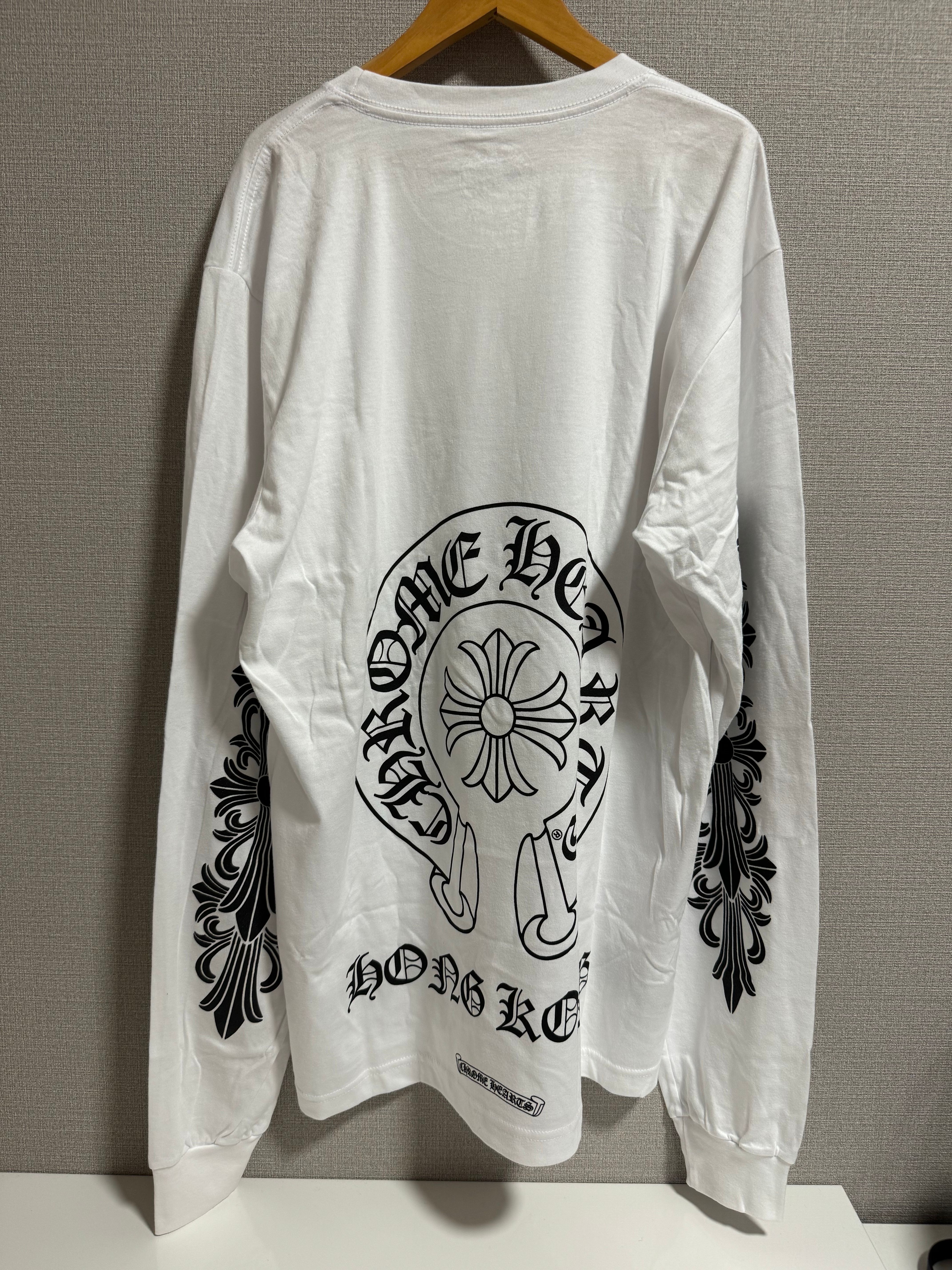 Chrome Hearts Horse Shoe L/S T-Shirt "White"