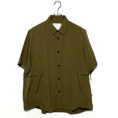 sacai Taslan Nylon Shirt "Khaki"