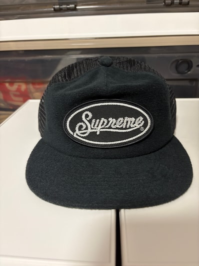 Supreme Terry Mesh Back 5-Panel "Black"