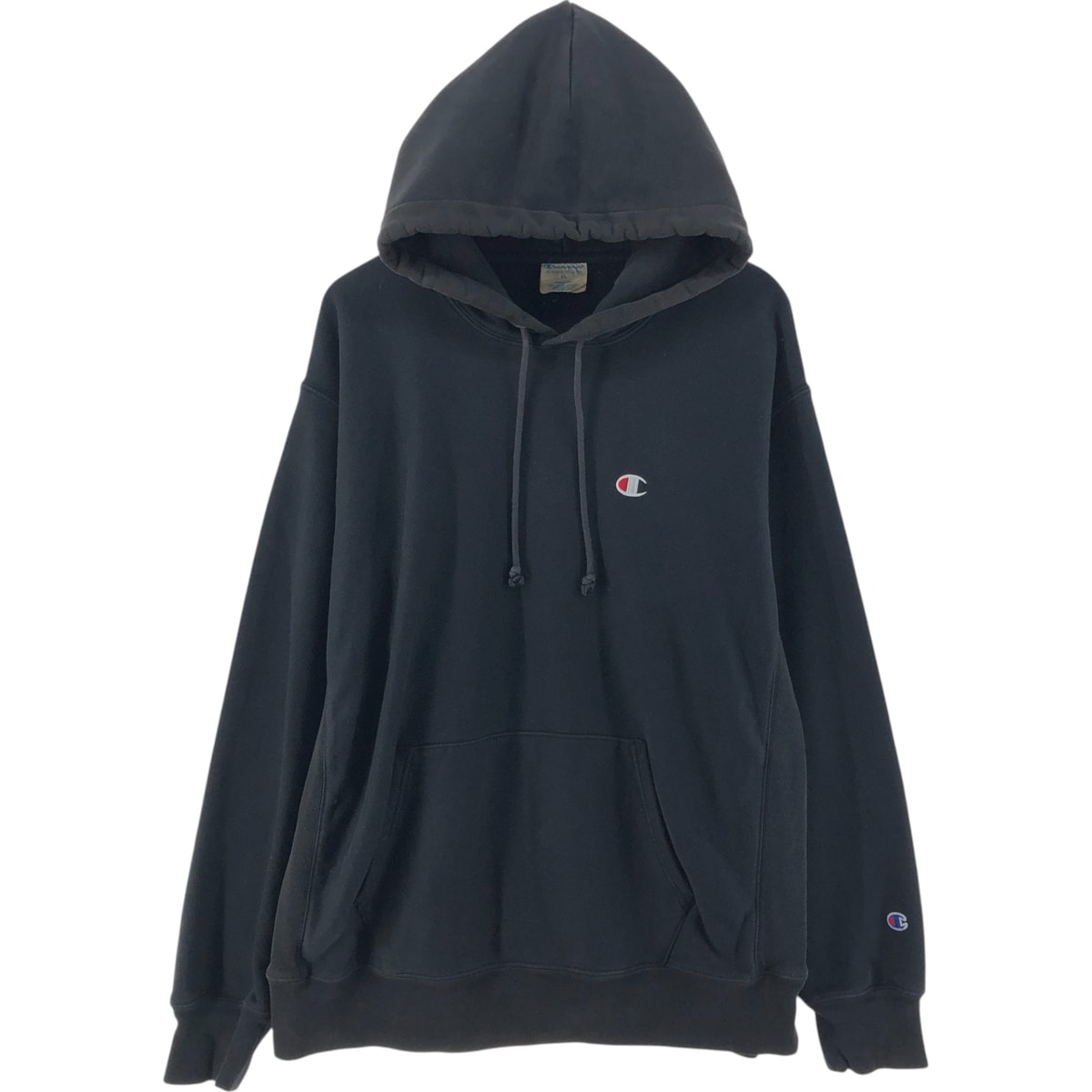 古着 チャンピオン Champion リバースウィーブ 復刻 単色タグ スウェットプルオーバーパーカー メンズXL相当/eaa528126