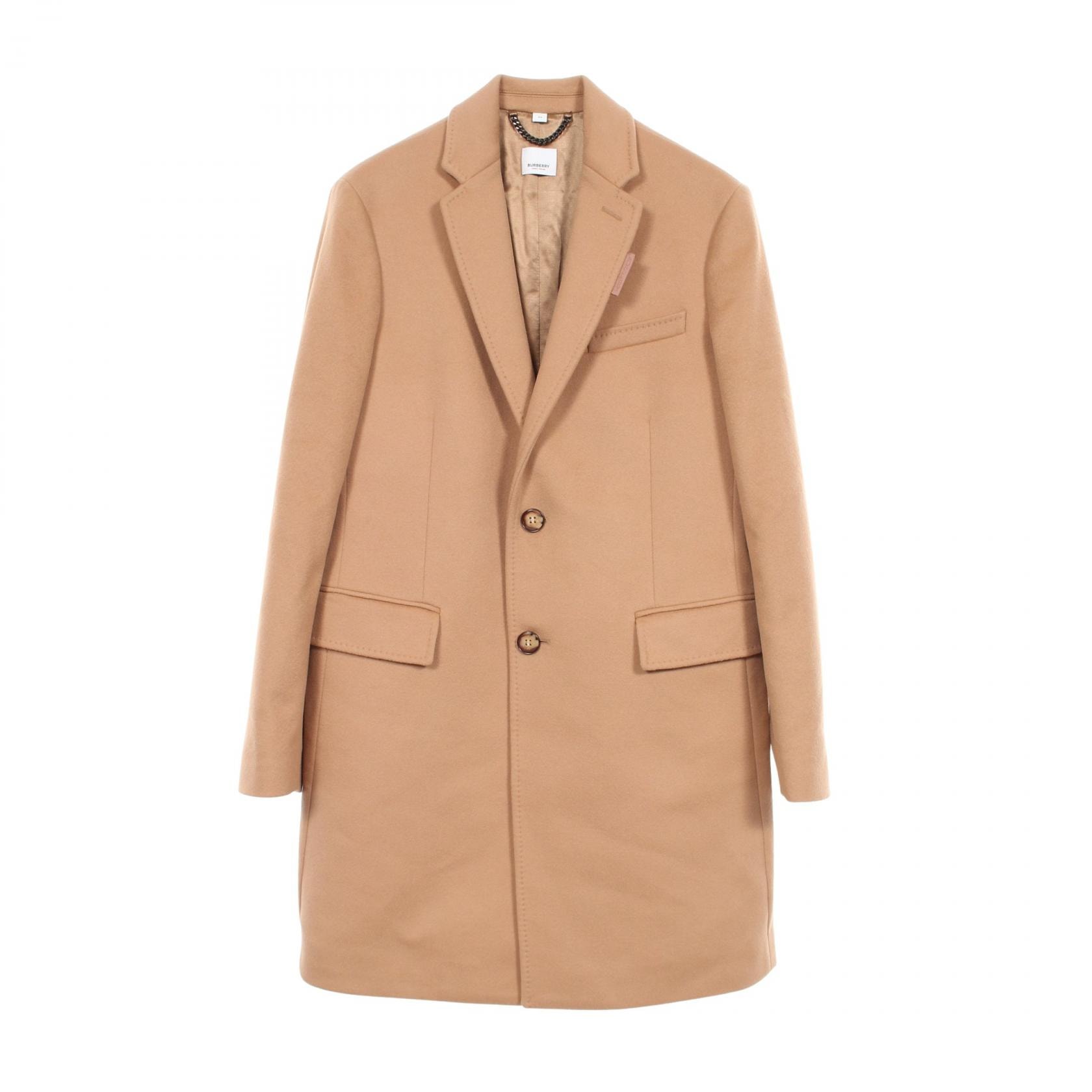 バーバリー BURBERRY CALLEN ノッチドラペル 衣料品 アウター ウール メンズ ベージュ系 【中古】
