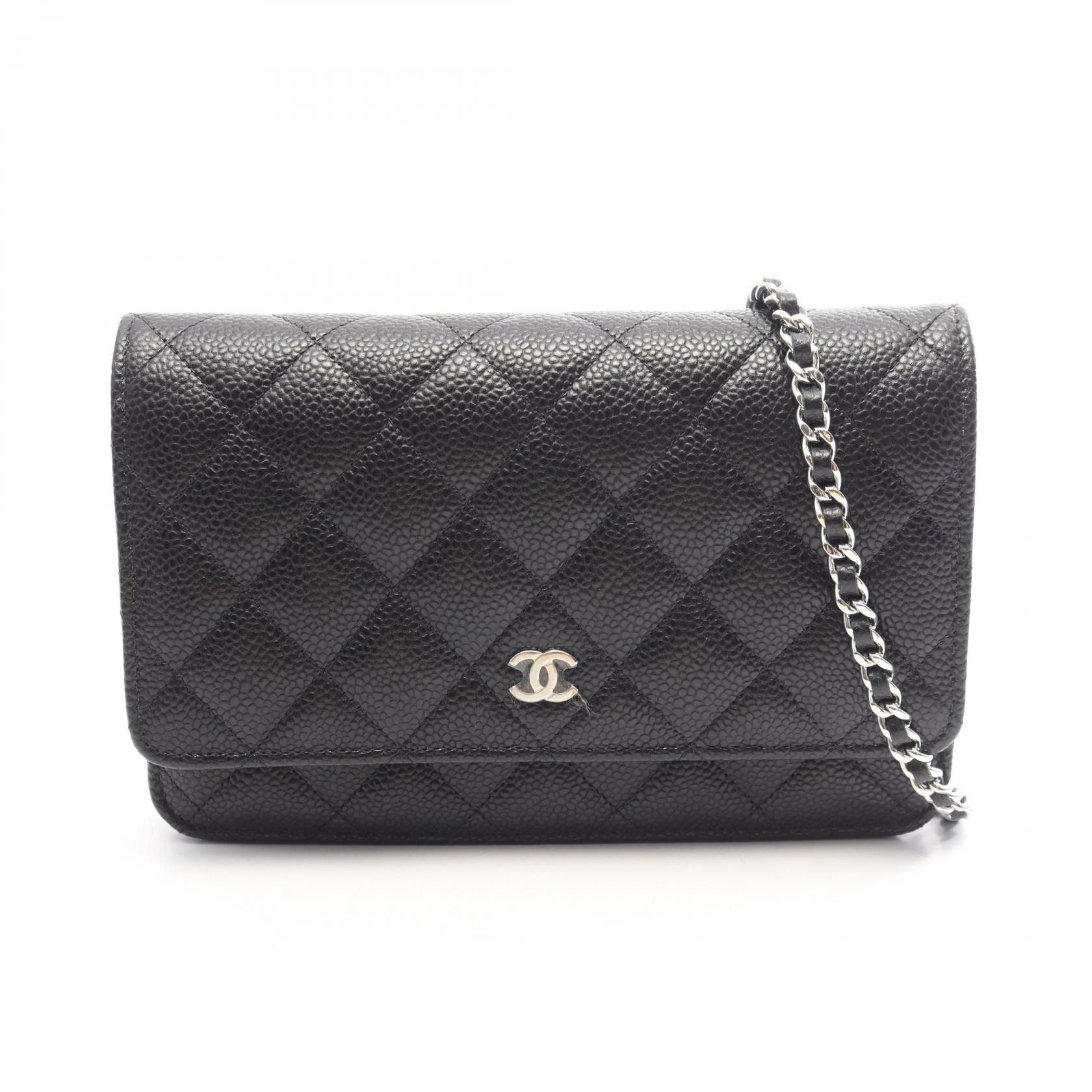 シャネル CHANEL マトラッセ ショルダーバッグ バッグ キャビアスキン(グレインドカーフ) レディース ブラック系 AP0250 【中古】
