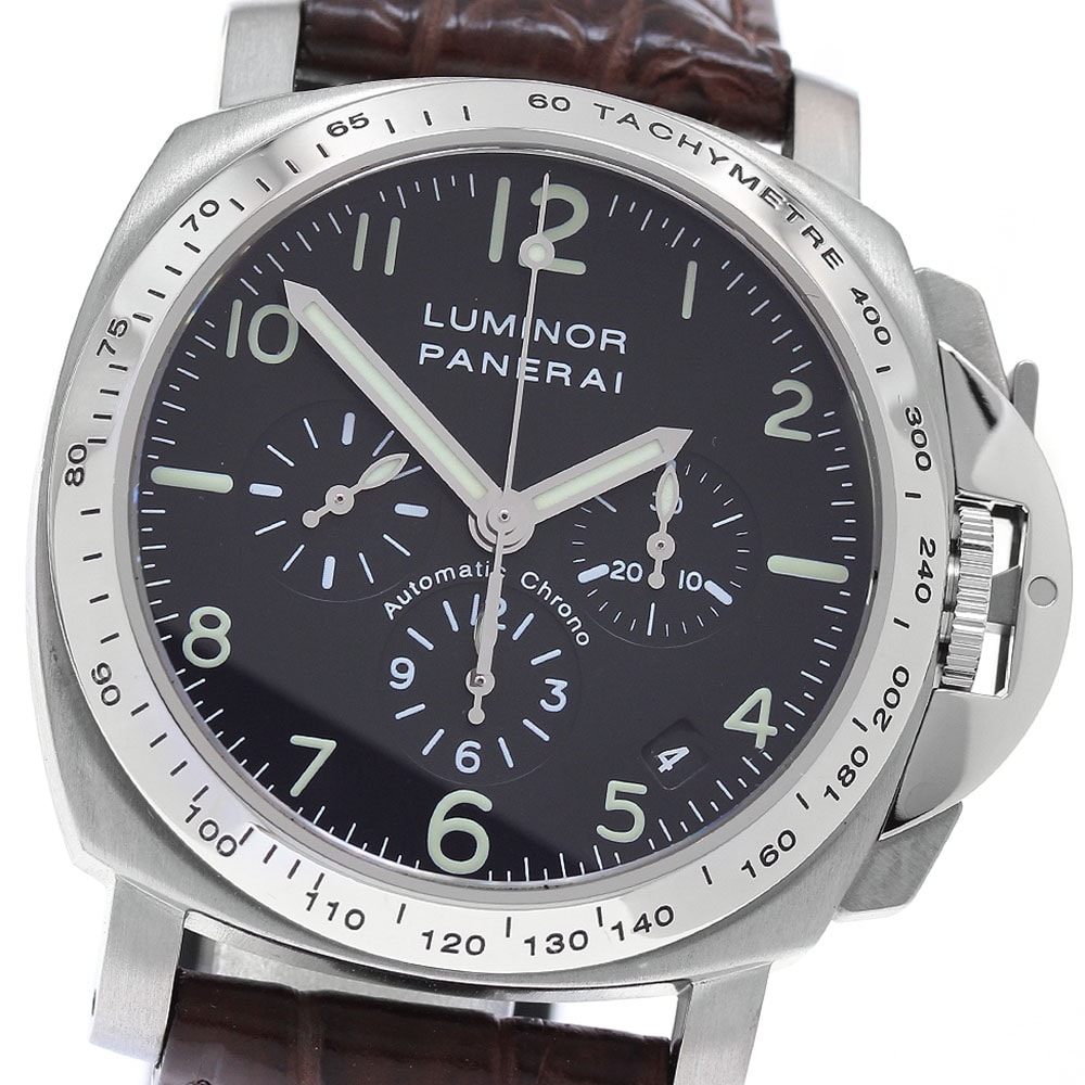 ☆美品 パネライ ルミノール クロノ 40mm メンズ 【中古】