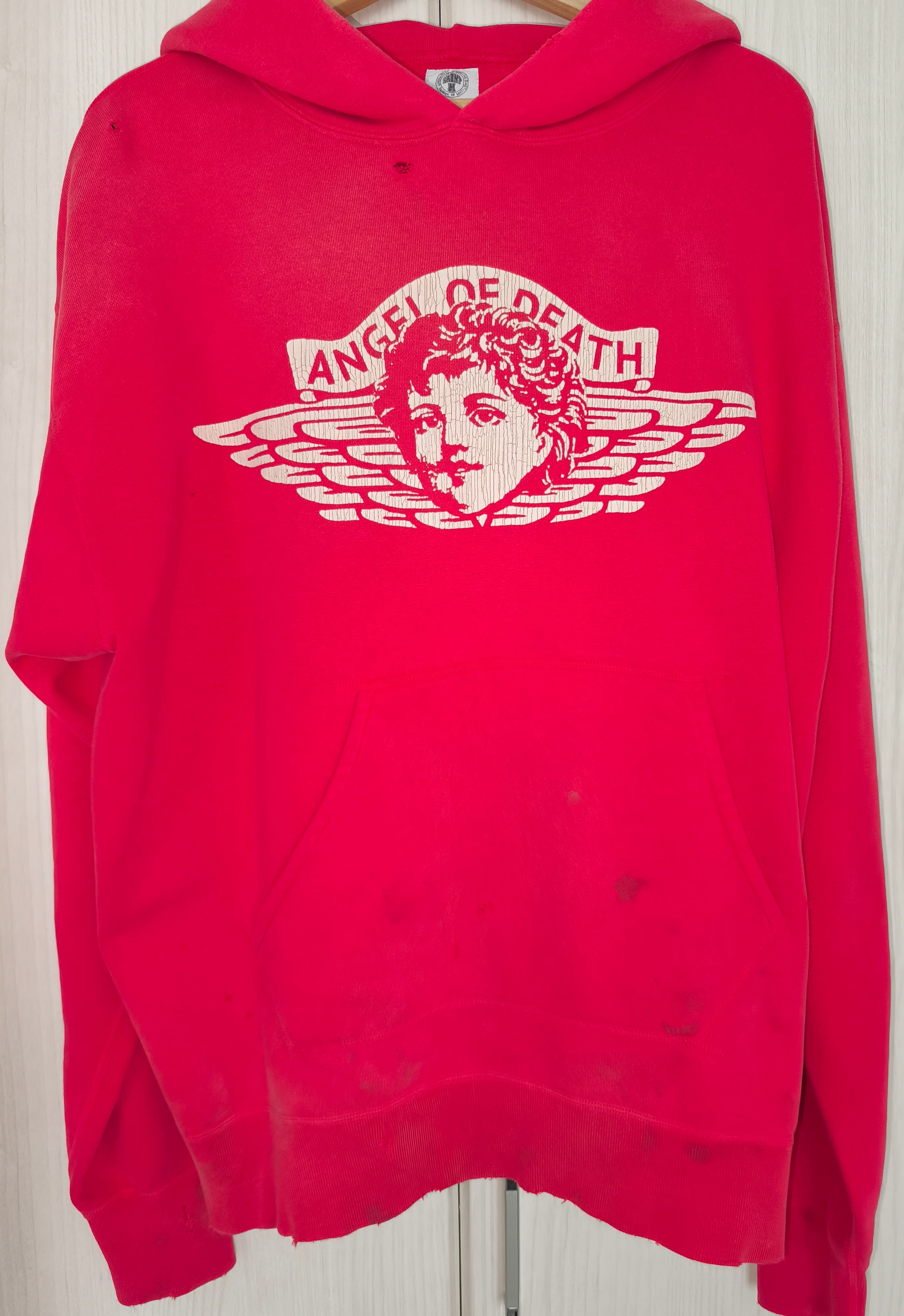 SAINT Mxxxxxx 22SS HOODIE ANGEL "Red"