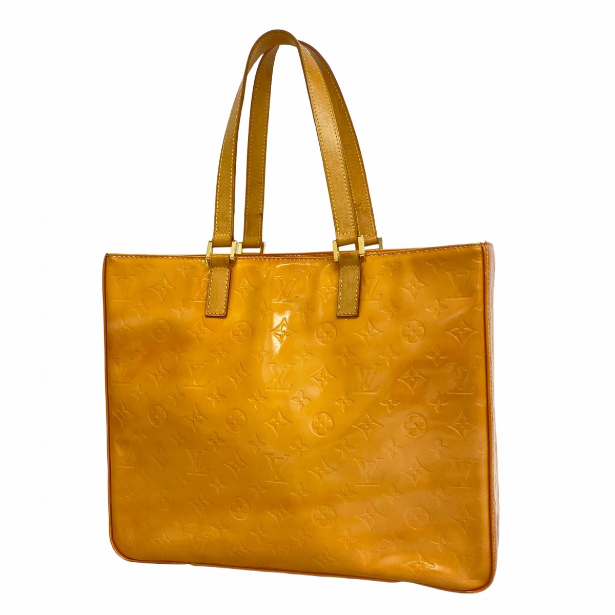 【6ca0719】ルイヴィトン トートバッグ ヴェルニ コロンバス M91032 ローズ【中古】レディース