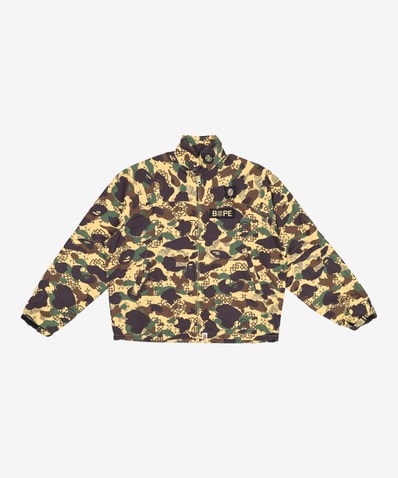 BAPE X CLOT Camo Sleeve Detachable Rain Jacket