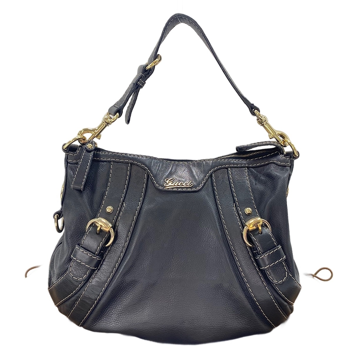 グッチ GUCCI レザー オールドグッチ ショルダーバッグ【中古】