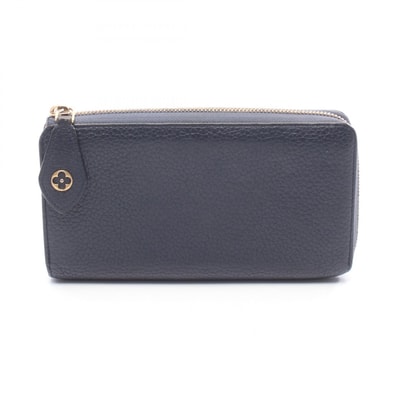 ルイ・ヴィトン LOUIS VUITTON ポルトフォイユ コメット L型ファスナー長財布 財布 レザー トリヨンレザー ブルーマリーヌ レディース ネイビー系 M68582 【中古】