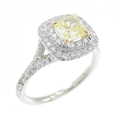 ティファニー ソレスト リング 0.58CT FIY VS1