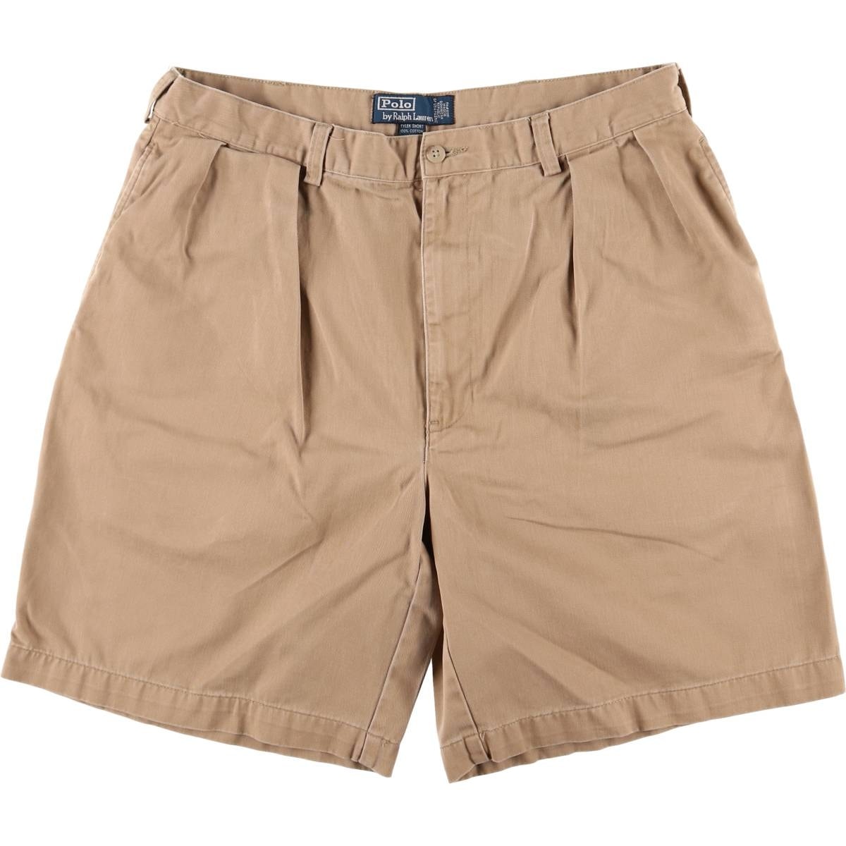古着 ラルフローレン Ralph Lauren POLO by Ralph Lauren TYLER SHORT ツータック チノショーツ ショートパンツ メンズw35相当/eaa585999