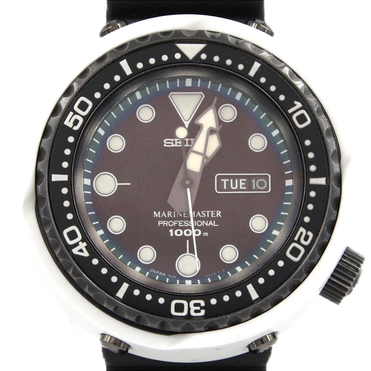 【ノーメンテナンス還元価格】セイコー マリ-ンマスター ホワイト・ドルフィン 300本限定 7C46-0AD0/SBBN019 その他 クォーツ