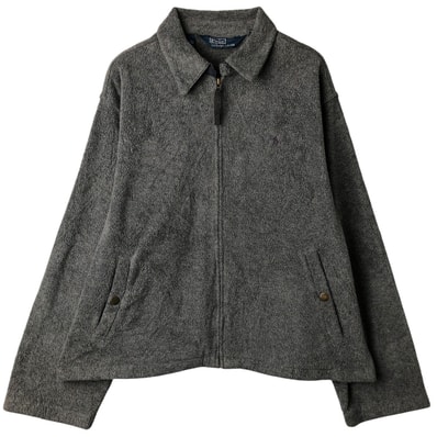 古着 ラルフローレン Ralph Lauren POLO by Ralph Lauren スイングトップタイプ フリースジャケット メンズXL相当/eaa606224