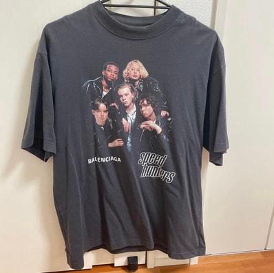 BALENCIAGA Speed Hunters Print T-Shirt "Black"