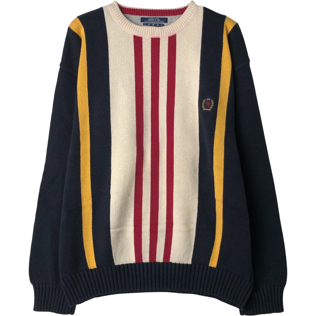 古着 90年代~ トミーヒルフィガー TOMMY HILFIGER コットンニットセーター メンズL相当/eaa399130