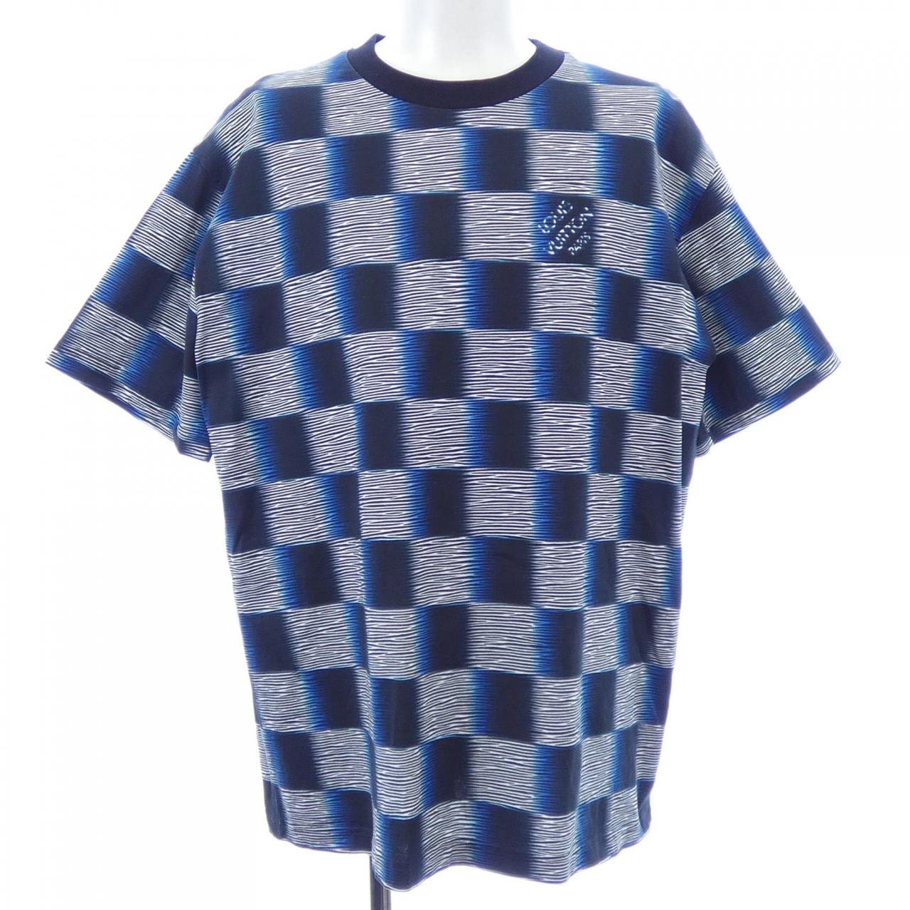 ルイヴィトン LOUIS VUITTON ダミエショートスリーブコットンTシャツ HQY20WFXK Tシャツ