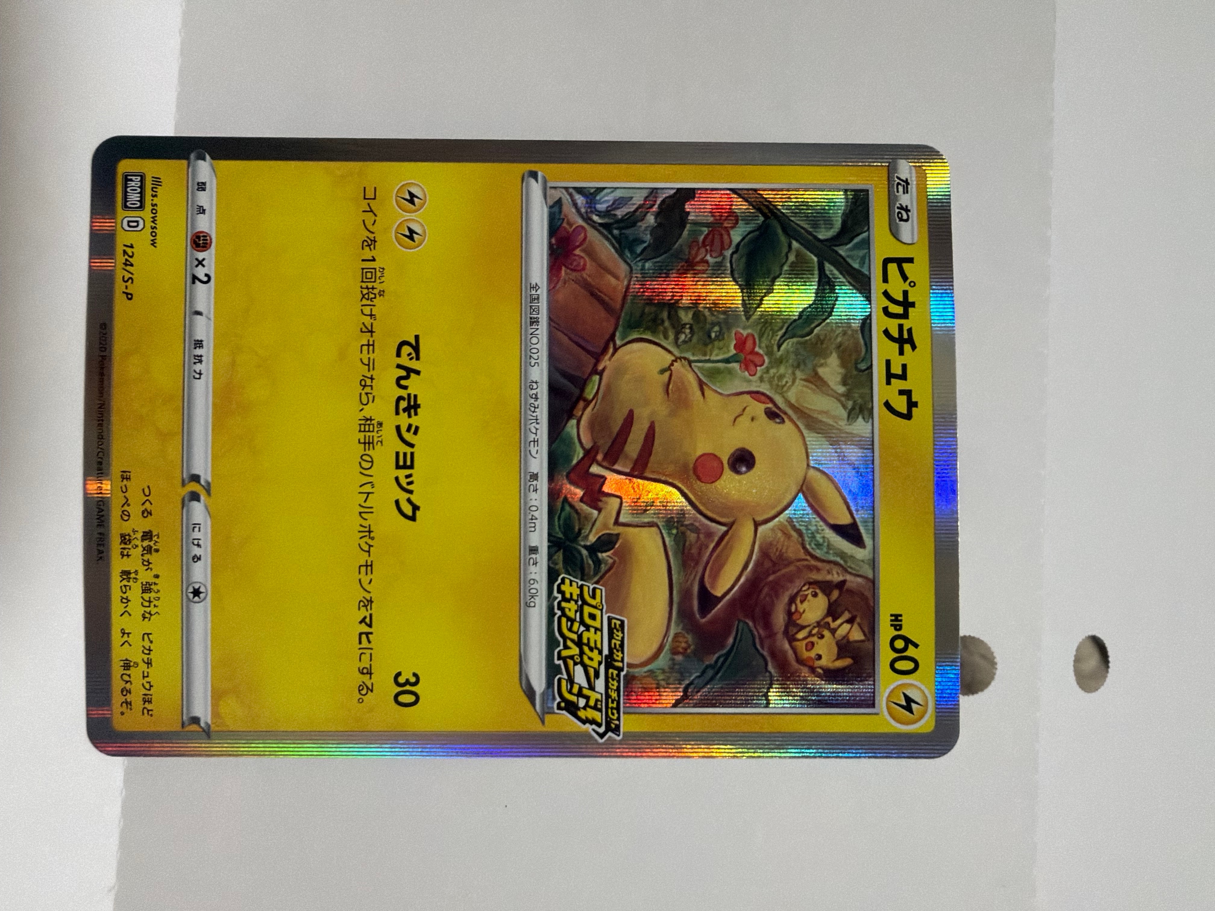 PSA10】ピカチュウ: プロモ P [S-P 124](ピカピカ！ピカチュウ！プロモ
