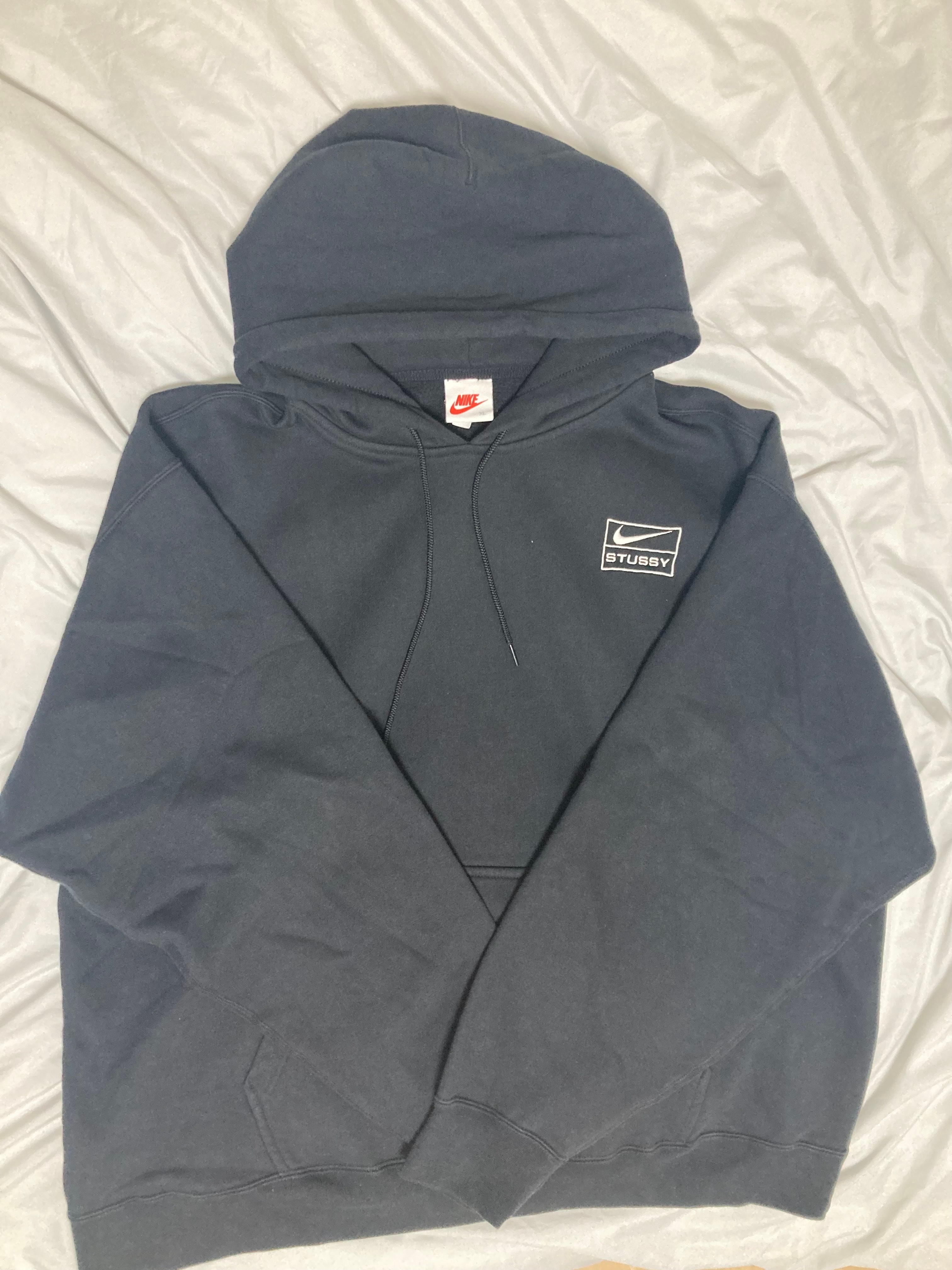 Stussy × Nike NRG Washed Hoodie (US Size) "Black" DN4028-010