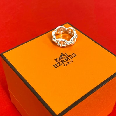 HERMES エルメス アンシェネ リング シルバー925 リング・指輪 6号 シルバー
35864