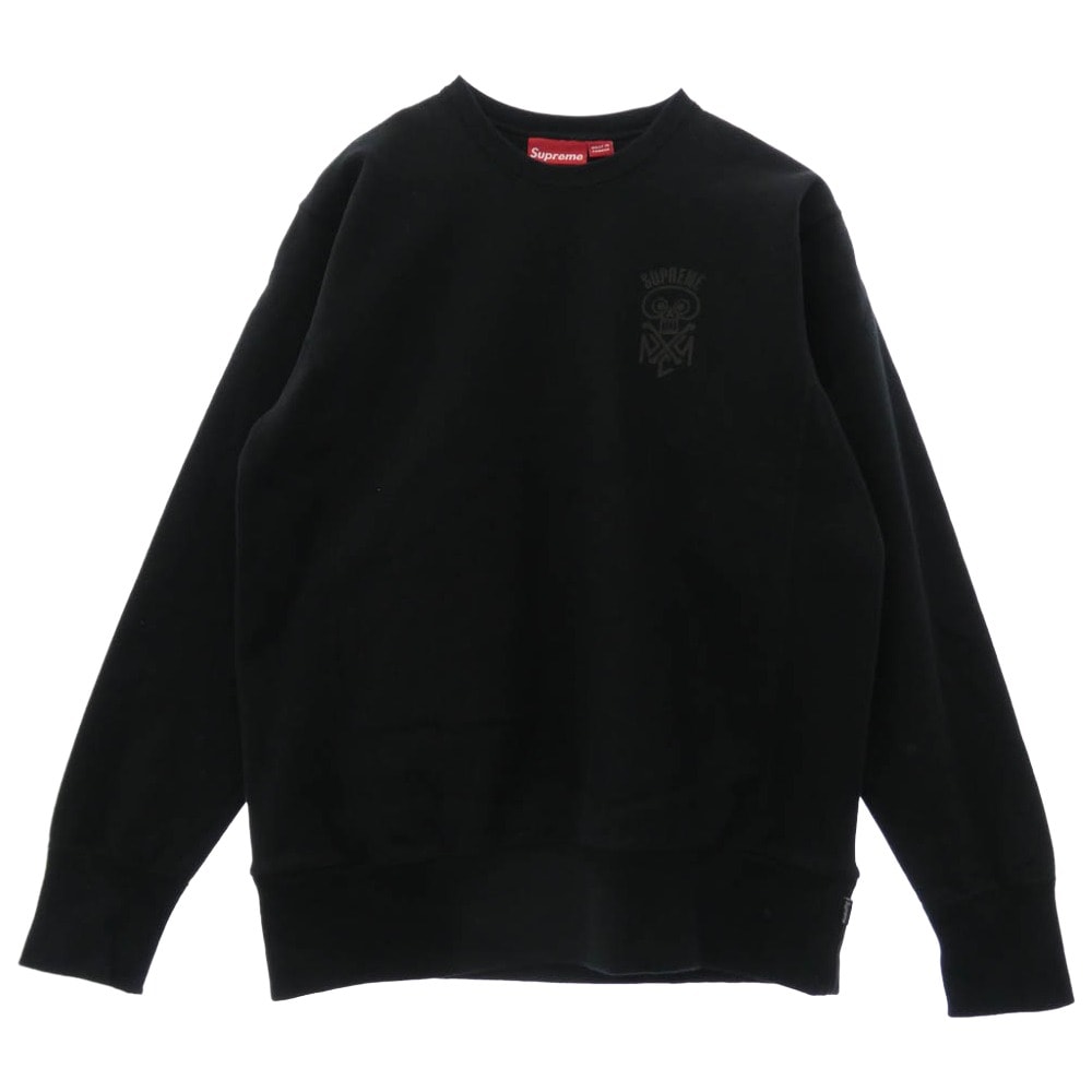 Supreme シュプリーム スウェット Skull & Bones NYC Crewneck Sweatshirt スカル アンド ボーンズ ニューヨーク クルーネック スウェット ブラック系 M【中古】