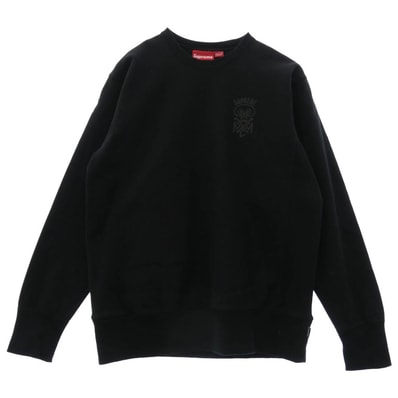 Supreme シュプリーム スウェット Skull & Bones NYC Crewneck Sweatshirt スカル アンド ボーンズ ニューヨーク クルーネック スウェット ブラック系 M【中古】