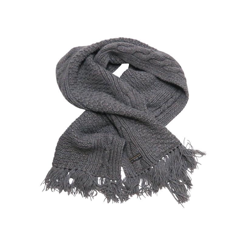 WTAPS ダブルタップス 14AW MUFFLER/MUFFLER.WOAC 142MADT-AC02 マフラー グレー ストール ショール 小物 グッズ