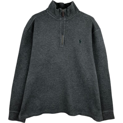古着 ラルフローレン Ralph Lauren POLO by Ralph Lauren ハーフジップスウェットシャツ トレーナー メンズL相当/eaa616486