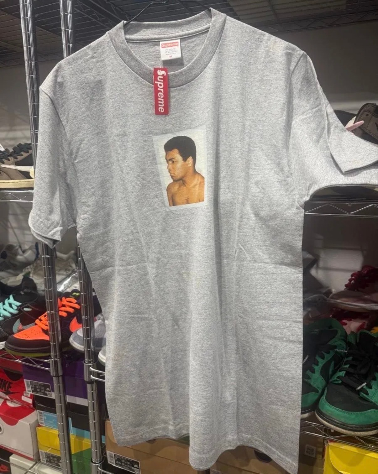 Supreme Ali/Warhol Tee "Heather Grey"