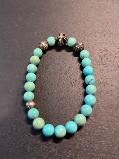 Chrome Hearts 8mm BEAD 13 "Turquoise"