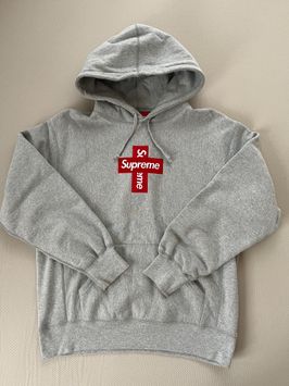 Supreme Cross Box Logo Hooded Sweatshirt