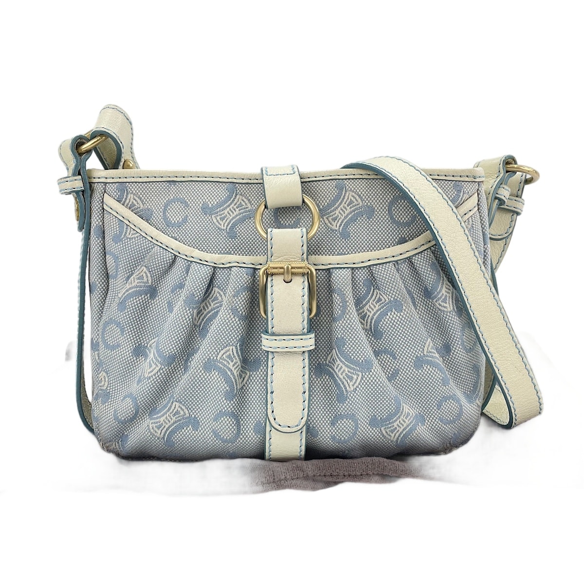 セリーヌ CELINE キャンバス パリマカダム ショルダーバッグ【中古】