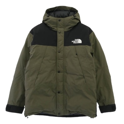 THE NORTH FACE ノースフェイス ダウンジャケット ND91930 Mountain Down Jacket マウンテン ダウンジャケット カーキ系 XL【中古】