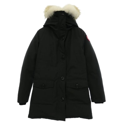 CANADA GOOSE カナダグース 2603JL サザビーリーグタグ BRONTE PARKA ジャパンフィット ブロンテ パーカ ロング ダウンジャケット ブラック系 M【中古】