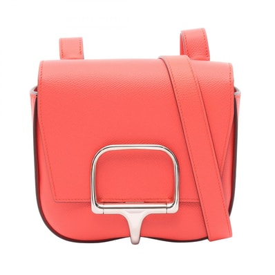 エルメス HERMES デッラ カヴァッレリア ミニ ローズジャイプール ショルダーバッグ バッグ レザー ヴォーエプソン ローズジャイプール Z刻印(2021年製造) レディース レッド系 【中古】